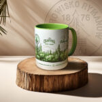 Kubek 330 ml z logo Uzdrowiska Rymanów, wzór nr 2